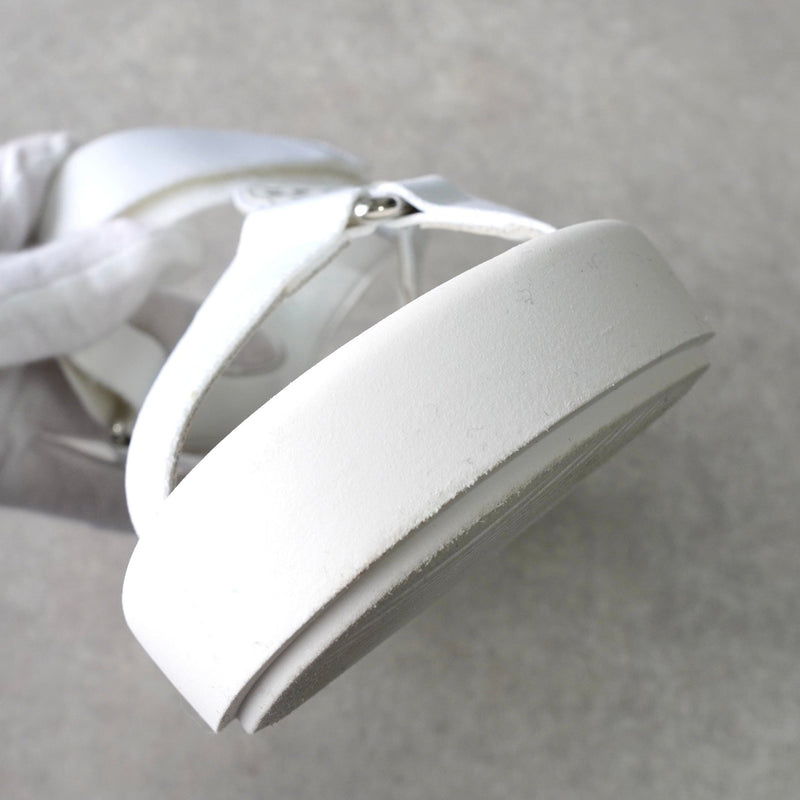 エムエムシックス メゾン マルジェラ プラットフォーム サンダル ホワイト サイズ38 / 約24.0cm - NEWSED