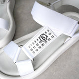 エムエムシックス メゾン マルジェラ プラットフォーム サンダル ホワイト サイズ38 / 約24.0cm - NEWSED