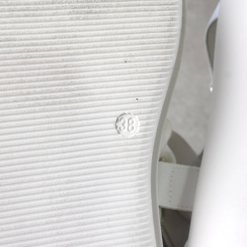 エムエムシックス メゾン マルジェラ プラットフォーム サンダル ホワイト サイズ38 / 約24.0cm - NEWSED