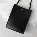 ジルサンダー タングル スモール ロゴ レザー ショルダーバッグ ブラック 未使用品 箱付き