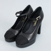 シャネル メリージェーン ココマーク プラットフォームパンプス ブラック 38C / 24.0cm〜24.5cm