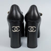 シャネル メリージェーン ココマーク プラットフォームパンプス ブラック 38C / 24.0cm〜24.5cm