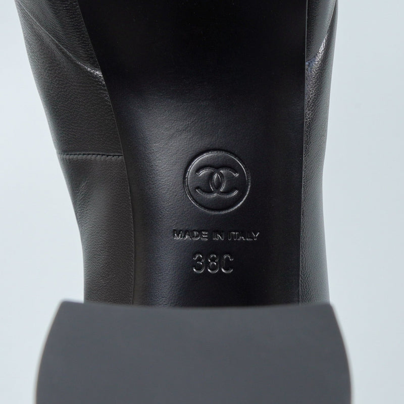 シャネル メリージェーン ココマーク プラットフォームパンプス ブラック 38C / 24.0cm〜24.5cm - NEWSED