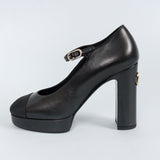 シャネル メリージェーン ココマーク プラットフォームパンプス ブラック 38C / 24.0cm〜24.5cm - NEWSED