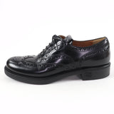 チャーチ ミュウミュウ ウイングチップ オックスフォード レザーシューズ ブラック 39 レディース - NEWSED