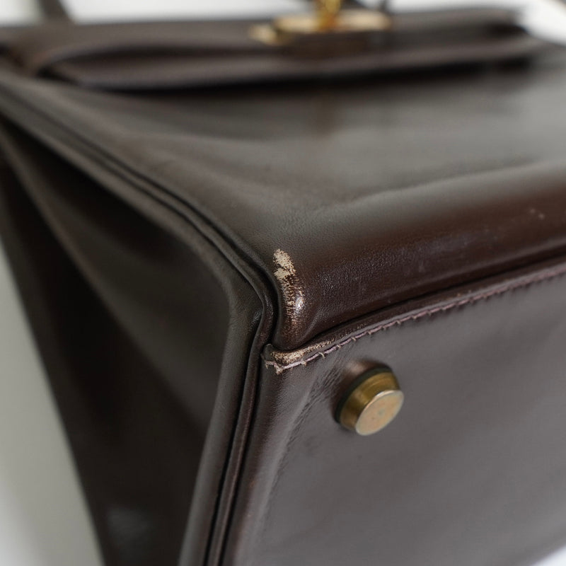 エルメス ケリー28 1964年製 ゴールド金具 ハンドバッグ T刻 ブランド