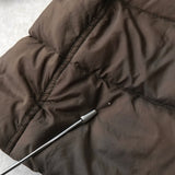 バーバリー 金ボタン ダウンジャケット ダウンコート ブラウン