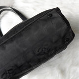 シャネル ニュートラベルライン GM トートバッグ ブラック 7桁6番台