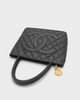 シャネル ココマーク キャビアスキン トートバッグ ブラック 7番台7桁 レディース