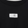 エムエムシックス メゾン マルジェラ ナンバーロゴ Tシャツ ブラック