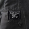 バーバリー ヴィンテージ ホースロゴ ボタン モヘア混紡 ダブル テーラドジャケット グレー