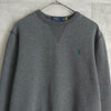 ポロ ラルフローレン ポニーロゴ スウェット グレー