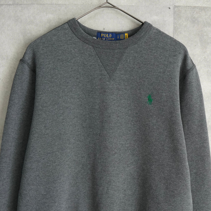 ポロ ラルフローレン ポニーロゴ スウェット グレー