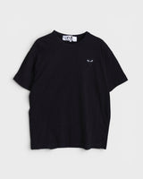 プレイ コム デ ギャルソン ハートロゴ Tシャツ ブラック