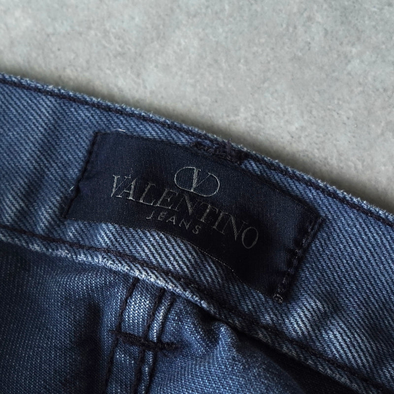 バレンティノ ストレート デニム ブルー