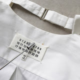 Maison Margiela 女款白色镂空长袖衬衫