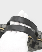 ロエベ アナグラム PVC レザー トートバッグ ブラック レディース