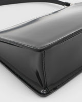 プラダ トライアングルロゴ レザー ハンドバッグ ブラック 1BC155