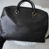 Dunhill Leather 2-Way Boston Bag in Black