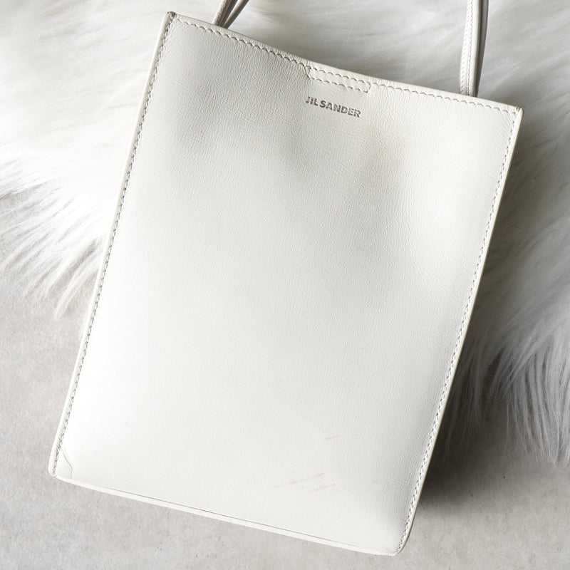 ジルサンダー タングル スモール レザー ショルダーバッグ ホワイト