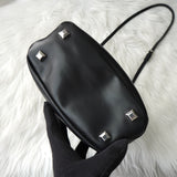 エムエムシックス メゾン マルジェラ レザー ジャパニーズバッグ クロスボディ ショルダーバッグ ブラック