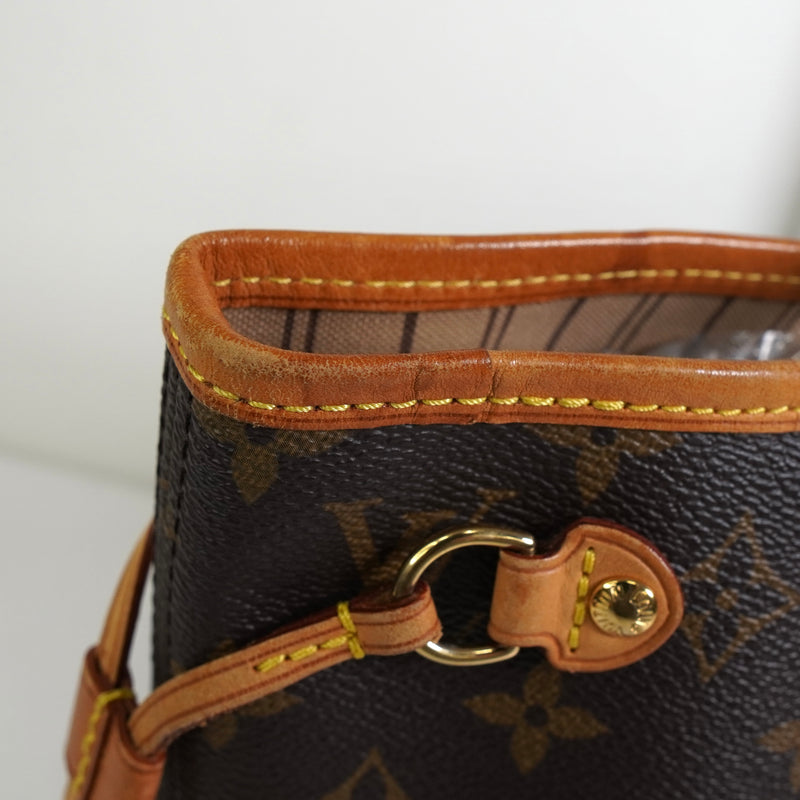 ルイ ヴィトン モノグラム ネヴァーフルPM トートバッグ ブラウン M40155