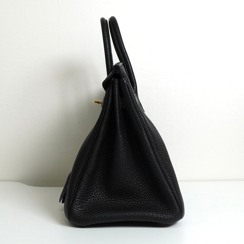 エルメス バーキン25 トゴ ブラック ゴールド金具 □L刻 / 2008年製