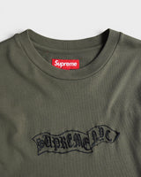 23AW Banner Tee  シュプリーム Tシャツ カーキ M メンズ