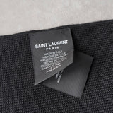 サンローラン ハート ウール マフラー ブラック