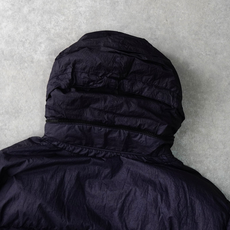 ストーン アイランド ショート丈 ダウンジャケット ネイビー