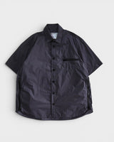 RIP STOP SHIRT サカイ ナイロン 半袖シャツ チャコールグレー サイズ1 メンズ