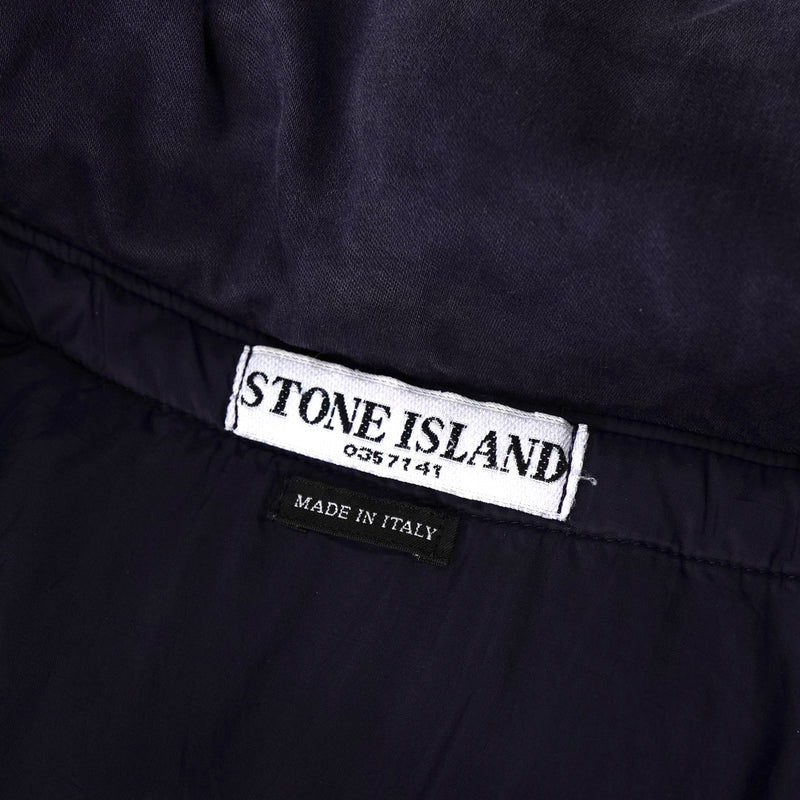ストーン アイランド ショート丈 ダウンジャケット ネイビー