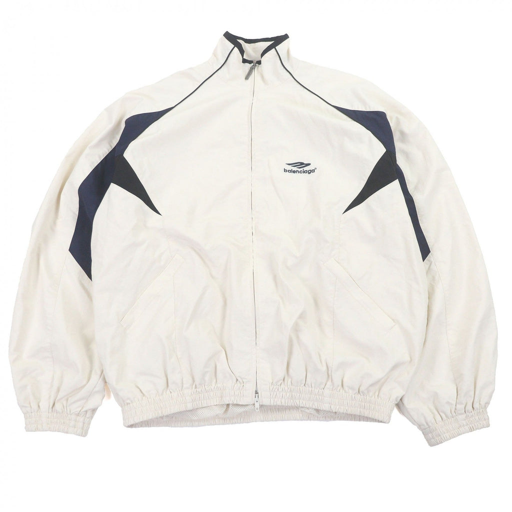 バレンシアガ 3B SPORTS ICON TRACKSUIT トラックジャケット ブルゾン アイボリー XS メンズ