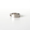 3D Numbering Silver Ring