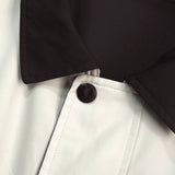 イヴサンローラン リバーシブル YSLロゴ ブルゾンホワイト / ブラック