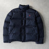 ポロ ラルフローレン ポニーロゴ ダウンジャケット ネイビー