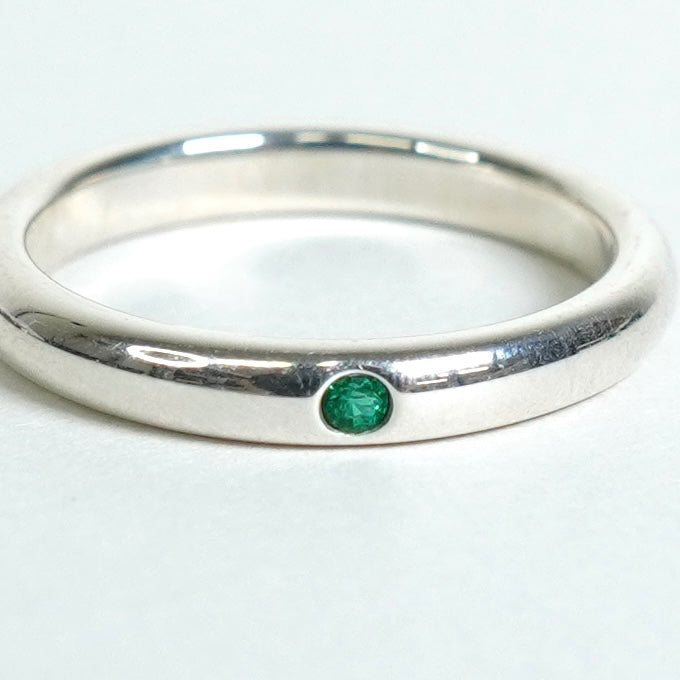 ティファニー エルサ ペレッティ エメラルド リング 指輪 シルバー925 新品磨き済 10号