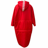 バレンシアガ×アディダス スリーストライプス トレフォイル 3way ベンチ コート レッド 1 メンズ - NEWSED