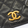 シャネル ココマーク プッシュロック マトラッセ ラムスキン 3way チェーンショルダーバッグ ブラック