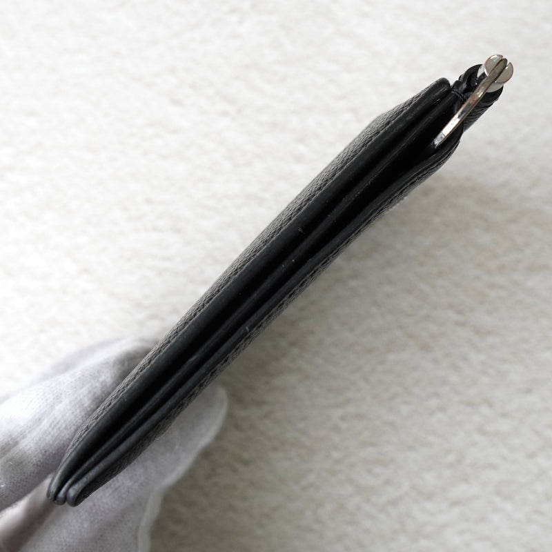 メゾン マルジェラ 4ステッチ レザー 札入れ カードケース ブラック - NEWSED