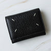 メゾン マルジェラ 4ステッチ 四つタグ レザー 三つ折り財布 コンパクトウォレット ブラック