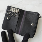 ポールスミス ポールドローイング 4連 キーケース コインケース ブラック - NEWSED