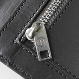 メゾン マルジェラ 4ステッチ 四つタグ レザー 二つ折り財布 長財布 グレー - NEWSED