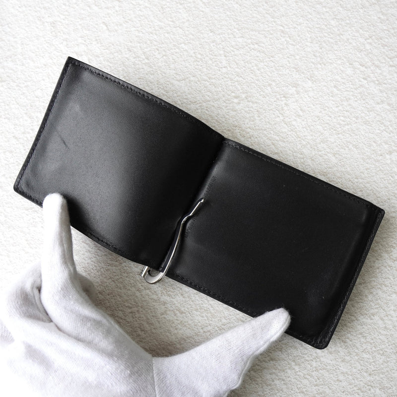 メゾン マルジェラ 4ステッチ レザー 札入れ カードケース ブラック - NEWSED