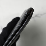 メゾン マルジェラ 4ステッチ 四つタグ レザー 二つ折り財布 長財布 グレー - NEWSED