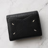 メゾン マルジェラ 4ステッチ 四つタグ レザー 三つ折り財布 コンパクトウォレット ブラック