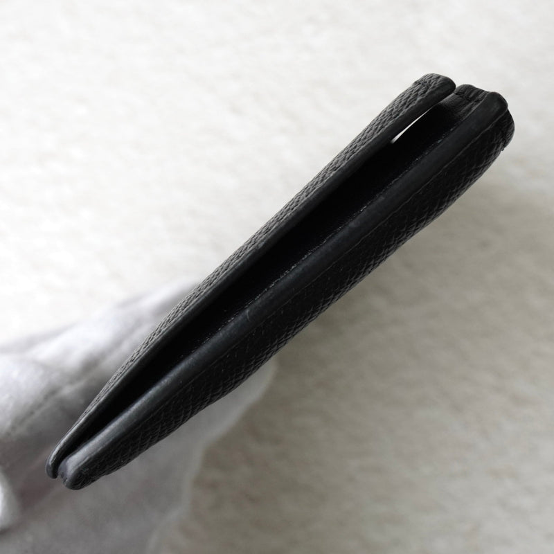 メゾン マルジェラ 4ステッチ レザー 札入れ カードケース ブラック - NEWSED