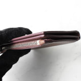 メゾン マルジェラ 4ステッチ 四つタグ レザー 二つ折り財布 コンパクトウォレット パープルブラウン - NEWSED