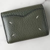 メゾン マルジェラ 4ステッチ 四つタグ レザー 三つ折り財布 コンパクトウォレット グリーン