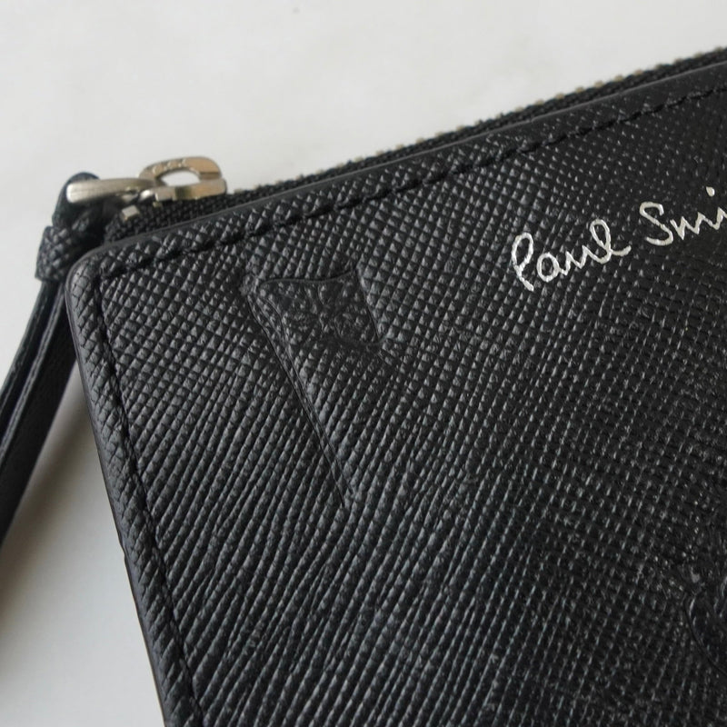 ポールスミス ポールドローイング 4連 キーケース コインケース ブラック - NEWSED